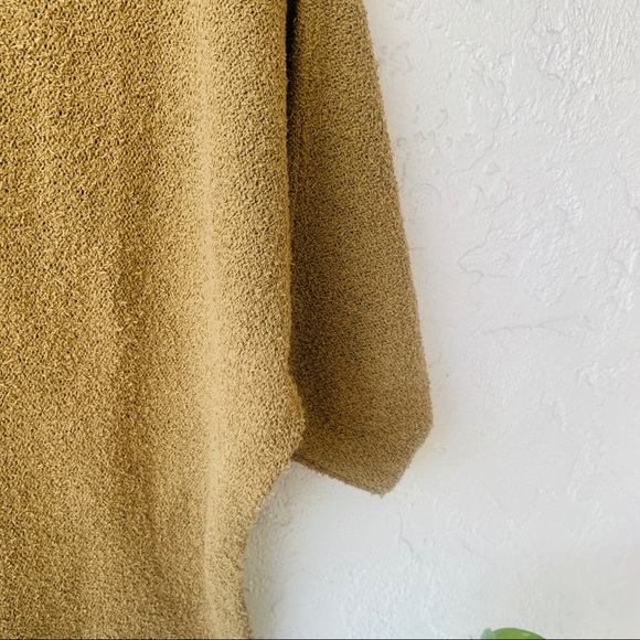 vtg retro 90s dolman sleeve knit teddy pullover - Picture 3 of 6